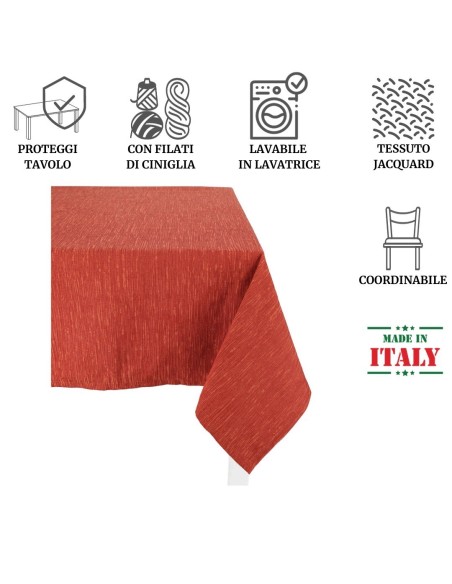 Charme Nappe de tissu chenille jacquard table différentes tailles