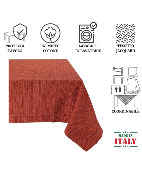 Melange nappes jacquards ronde diamètre 180 cm nappe.