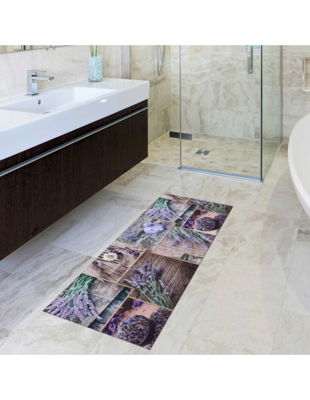 Antideslizante alfombra TRANSFER LAVANDA