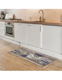 Tappeto multiuso passatoia antiscivolo largo 50 cm. MELE taglio a vivo 2