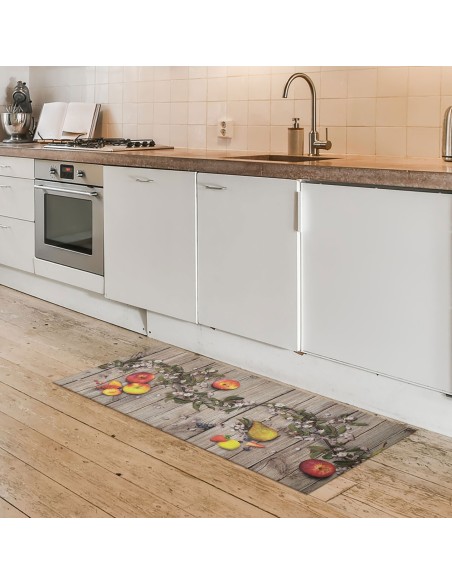 Tapis polyvalent non-dérapant de 50 cm de large. ONDE GIRASOLE coupe en direct