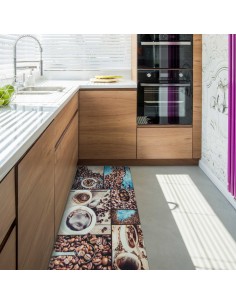 Antideslizante alfombra TRANSFER CAFFE' 2