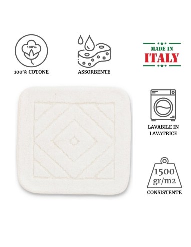 Tapis de bain en pur coton LAUSANNE