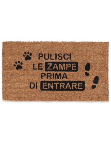 Felpudo rectangular en cm coco. 40X70 ALLEGRO PULISCI