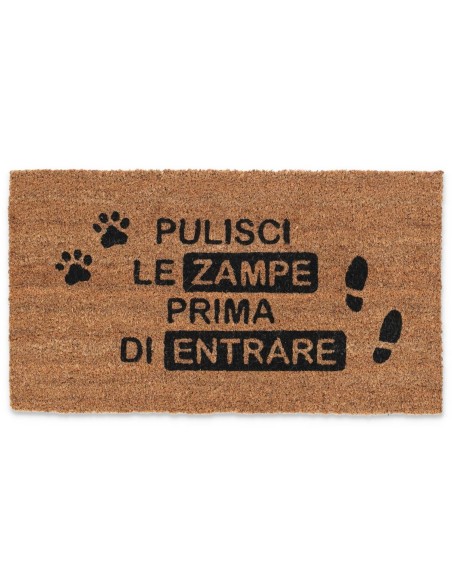 Felpudo rectangular en cm coco. 40X70 ALLEGRO PULISCI