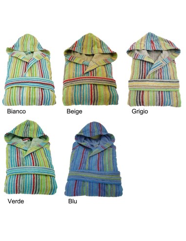 Clásico de algodón albornoz de Terry MERENGUE