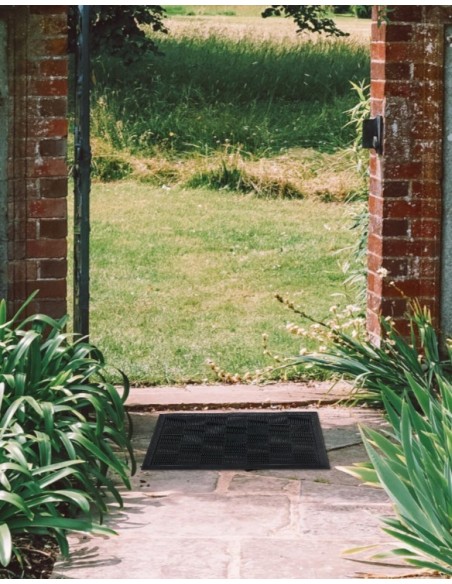 Rechteckige Türmatte 40X60 cm. Gummi MILLEPUNTE