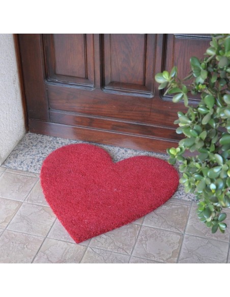 Zerbino in cocco forma di Cuore cm 55X55