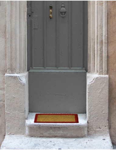 Tablero de estera de coco 27 X 70 cm paso.