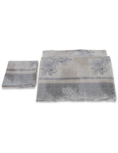 Juego de sábanas de franela de algodón ROSE POIS