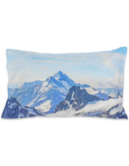 Taie d’oreiller hiver Photo couvre-lit