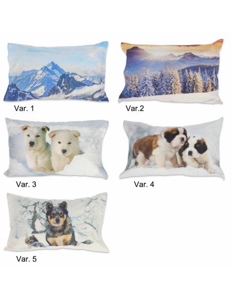 Funda de almohada Winter Photo Bed Cover