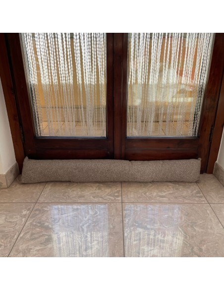 Protector de tiro lavable y extraíble 110 cm. CORAZONES BLANCOS