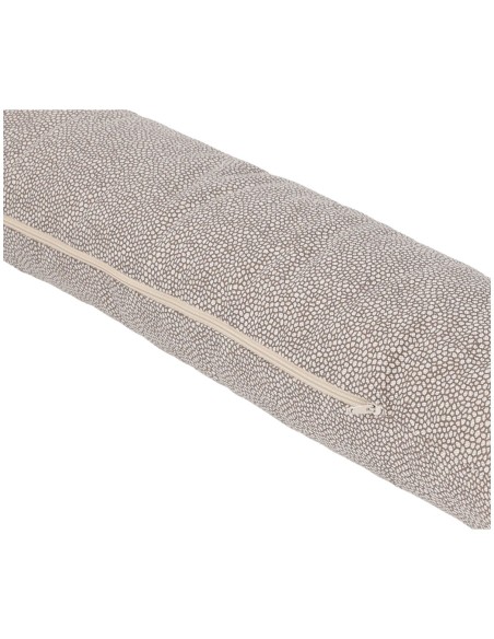 Waschbarer und abnehmbarer Zugschutz 110 cm. WEISSE HERZEN