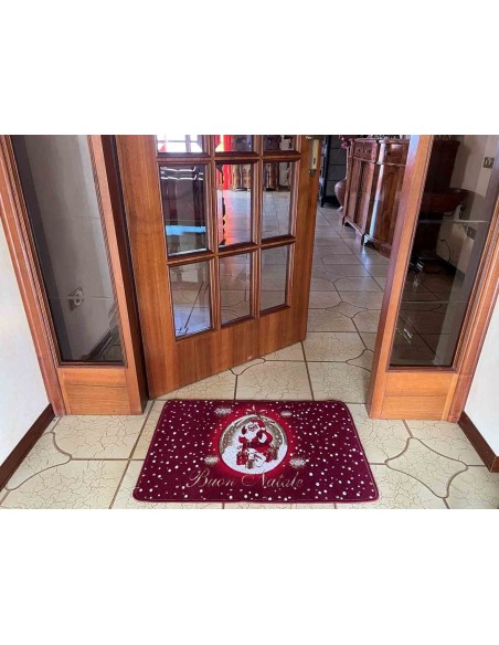 Alfombra Santa Claus 48x80 cm.