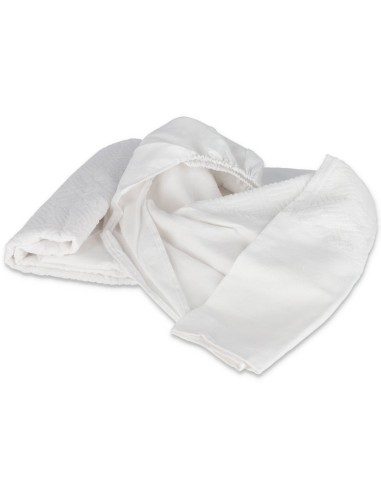 Traversa coprimaterasso in spugna jacquard PERLA