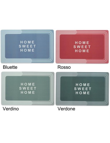 Tappeto bagno antiscivolo sendidoccia assorbente SWEET HOME