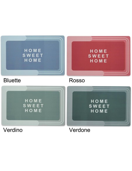 Tappeto bagno antiscivolo sendidoccia assorbente SWEET HOME