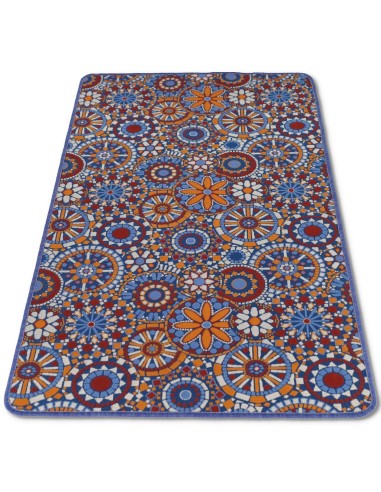 Tapis polyvalent à point de mosaïque de 68 cm de large.