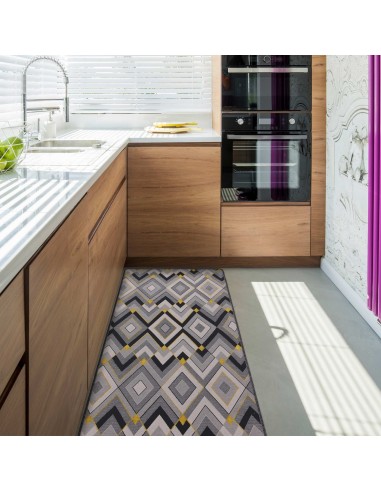 Alfombra de cocina multiusos de 67 cm de ancho. DIAMANTES