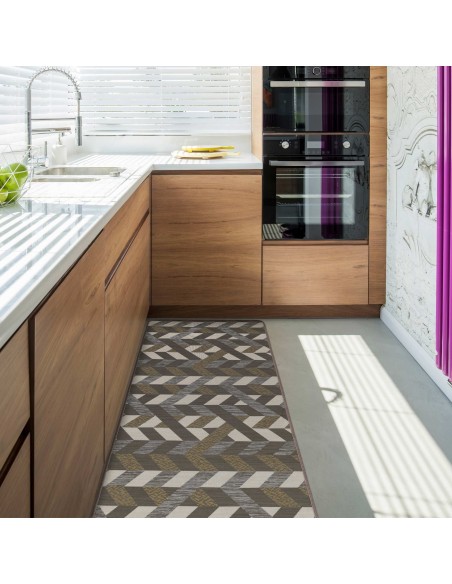 Alfombra de cocina multiusos de 67 cm de ancho. ZYGO