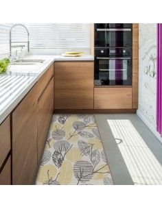 Alfombra de cocina multiusos de 67 cm de ancho. FOLLAJE 2