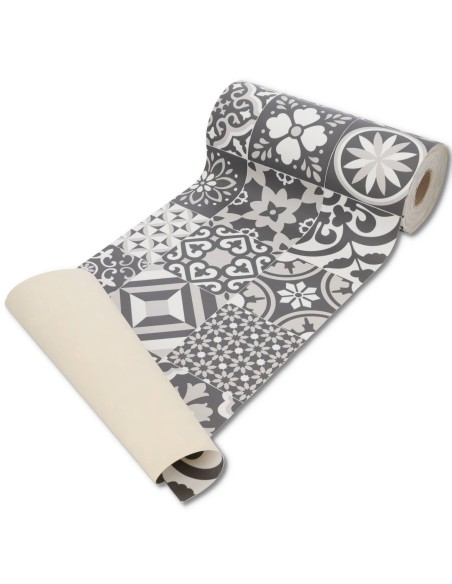 Tapis de cuisine antidérapant lavable en vinyle CHIC 50 cm de large.