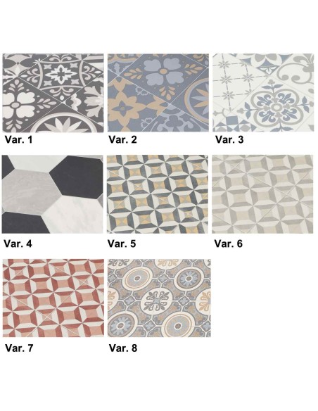 Tapis de cuisine antidérapant lavable en vinyle CHIC 50 cm de large.