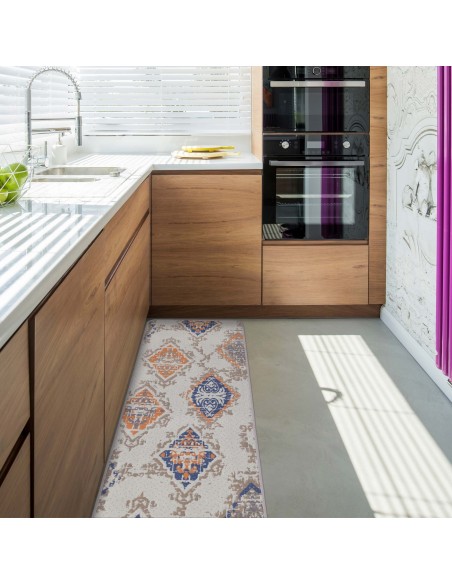 Tapis de cuisine antidérapant avec allée de 50 cm de large. ARAMIX