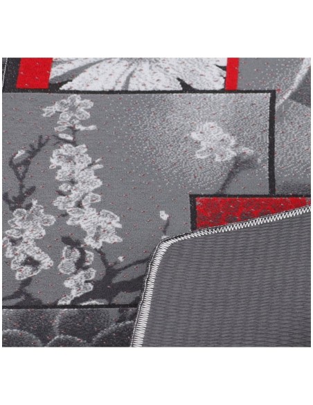 Alfombra de cocina antideslizante con pasillo de 50 cm de ancho. ROSA NUEVO