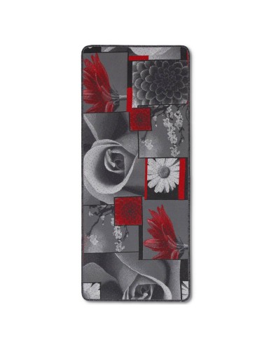 Tapis de cuisine antidérapant avec allée de 50 cm de large. ROSE NOUVEAU