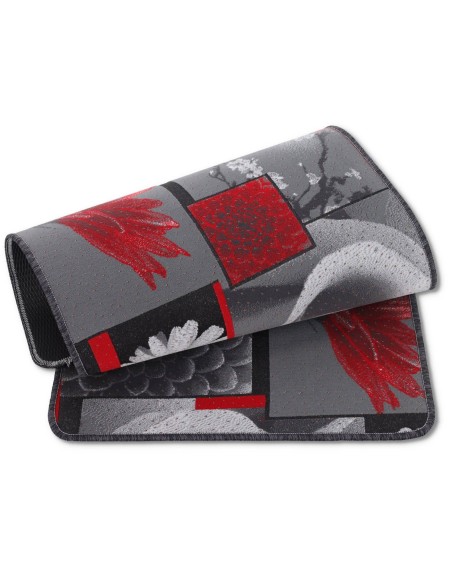 Rutschfester Küchenteppich mit 50 cm breitem Gang. ROSE NEU