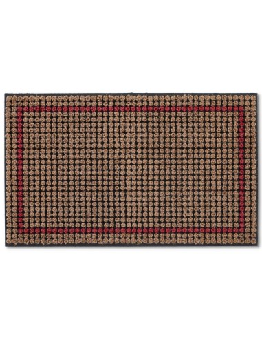 Paillasson en noix de coco et caoutchouc 45x75 cm. BROSSE