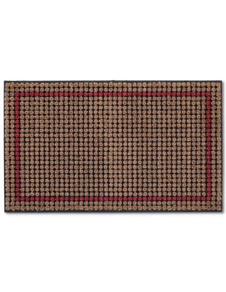 Paillasson en noix de coco et caoutchouc 45x75 cm. BROSSE