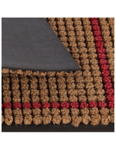 Paillasson en noix de coco et caoutchouc 45x75 cm. BROSSE