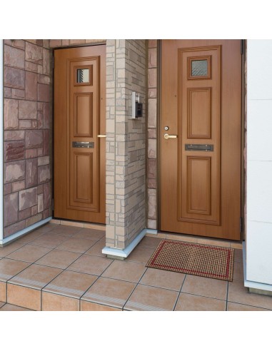 Paillasson en noix de coco et caoutchouc 45x75 cm. BROSSE