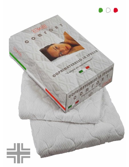 Primeros del colchón de comodidad para cuadrado de 1 1/2 cm y cama de 125 x 195 de espuma