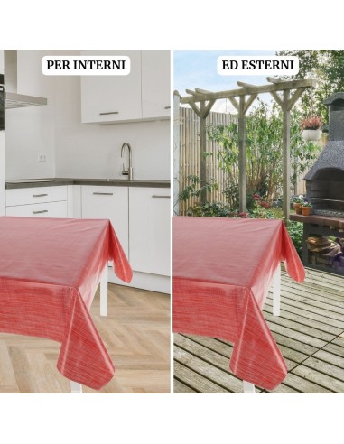 Italienische kunststoffbeschichtete Tischdecke TRAMA