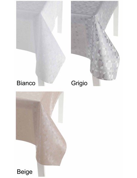 Italienische kunststoffbeschichtete Tischdecke STYLE