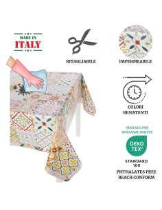 Nappe laminée italienne MAIOLICHE 2