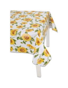 Italienische laminierte Tischdecke FIORI E FOGLIE