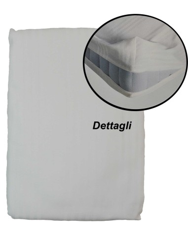 Coprimaterasso completo con cerniera Sanfor Rigato per letto singolo cm 90x200