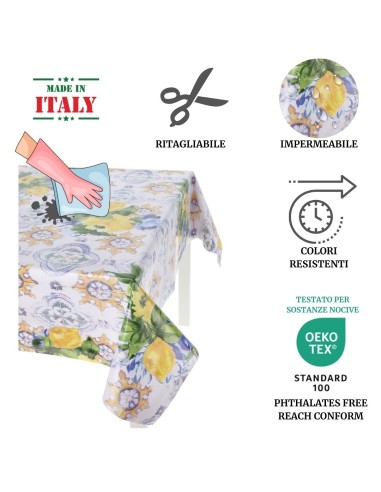 Tovaglia plastificata italiana FRUTTI