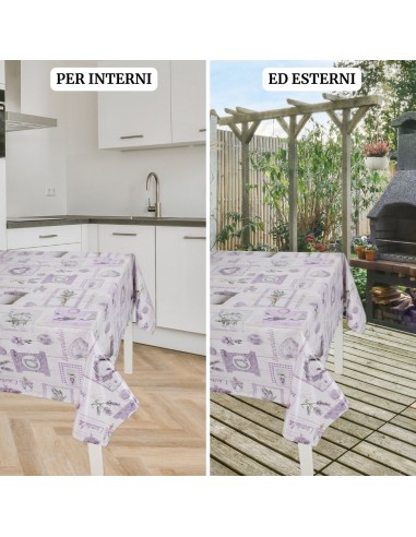 SHABBY Nappe plastifiée italienne