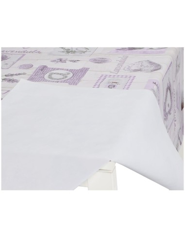 SHABBY Nappe plastifiée italienne