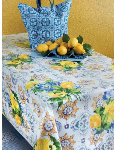 Italienische laminierte Tischdecke FRUTTI