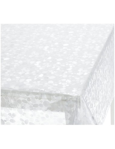 Tovaglia trasparente plastificata CRISTALLO GOFFRATO