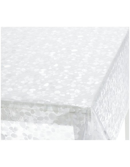 Nappe plastifiée transparente CRISTAL REBOSSÉ