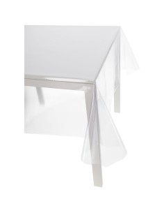 Tovaglia trasparente plastificata h 137 cm. CRISTALLO GOFFRATO