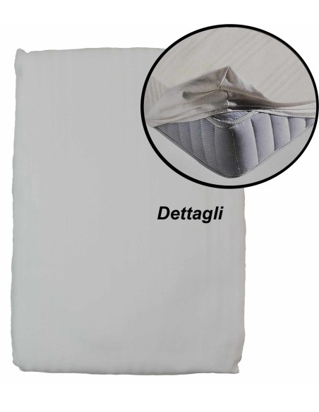 Coprimaterasso Sanfor Rigato per letto 1 piazza e 1/2 cm 130x200+27